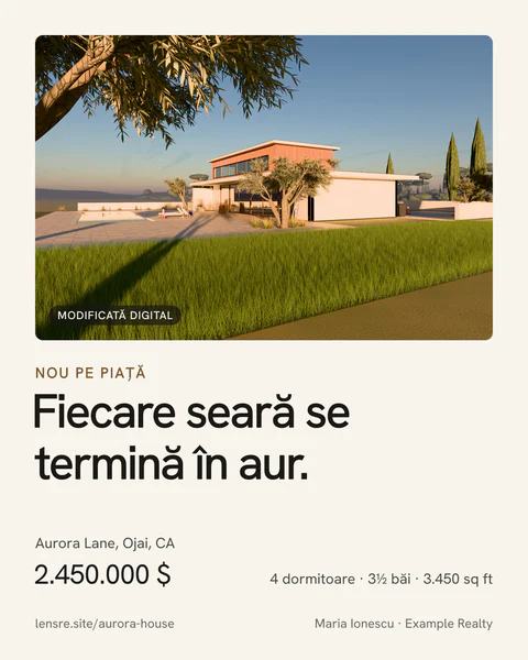 Postarea Nou pe piață, format Carusel